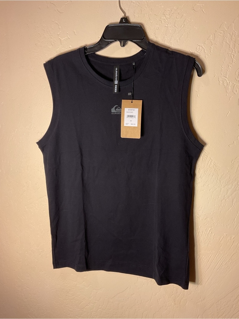 Quiksilver Men’s Black Sleeveless Tank Top